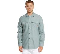 G-STAR Marine Slim Long Sleeve Shirt, Camisetas para Hombre, Multicolor (Bolt Grey/GS Mercury Oxford D24963-7665-H045), M