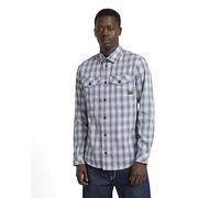 G-STAR Camisa Marine Slim, Camisetas para Hombre, Multicolor (Imperial Blue Liam Check D24963-d531-g296), S
