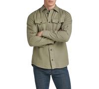 G-STAR Marine Slim Long Sleeve Shirt, Camisetas para Hombre, Verde (Shamrock GD D24963-D454-B681), L