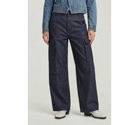 30 Pantalones Mega Cargo Denim - Azul oscuro - Mujer