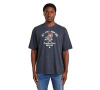 G-Star Men's Front gr Angry Bee Loose r t, Size: L, Color Blue