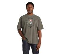 G-Star Men's Front gr Angry Bee Loose r t, Size: XXL, Color Brown