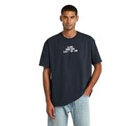 G-Star Men's Multi Technique gr Relaxed r t, Size: L, Color Blue