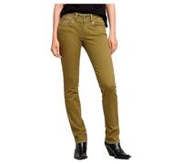 G-STAR Midge Slim Straight Chino, Pantalones para Mujer, Verde (Ensis Green GD D26366-c096-g544), 28W / 30L