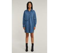 G-STAR Para Mujer Modular Shirt Dress, Azul (Faded Everglade D25349-D301-G357), S