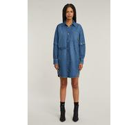 XS Vestido Camisero Modular - Azul intermedio - Mujer