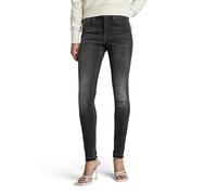 G-Star Para Mujer Jeans 3301 Skinny, Negro (worn in black moon D05175-D431-G108), 24W / 28L