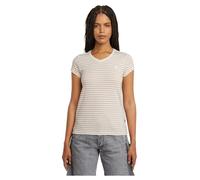G-Star Mujeres Eyben Slim V-Neck Top 2.0, Multicolor (Liquid Pink Highlight Stripe D24533-d244-h199), L
