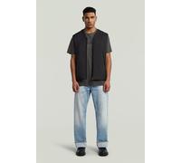 G-Star Multi Logo Overdyed Loose R T Dk Black Gd Talla: M | Camisetas con Decoración Impresa Outlet | Hombre | Negro