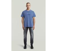 G-Star Multi Logo Overdyed Loose R T Dutch Blue Gd Talla: L | Camisetas con Decoración Impresa Outlet | Hombre | Azul