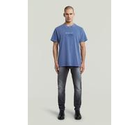 G-Star Multi Logo Overdyed Loose R T Dutch Blue Gd Talla: XL | Camisetas con Decoración Impresa Outlet | Hombre | Azul