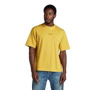 G-Star para Hombre Camiseta Center Chest Boxy, Amarillo (dk Lemon D24780-C336-348), M