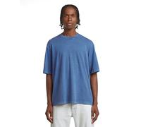G-STAR Overdyed Center Chest Boxy T-Shirt, Camiseta Hombre, Azul (Dutch Blue GD D24780-C756-H177), S