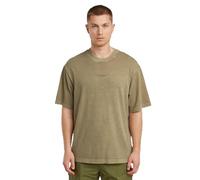 G-STAR Overdyed Center Chest Boxy T-Shirt, Camiseta Hombre, Beige (Safari GD D24780-C756-C805), M