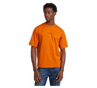 G-STAR Overdyed Center Chest Boxy T-Shirt, Camiseta Hombre, Naranja (Marmalade D24780-C336-G679), L