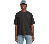 G-STAR Overdyed Center Chest Boxy T-Shirt, Camiseta Hombre, Negro (Dk Black GD D24780-C756-B564), S