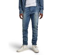 G-Star Para Hombre 3301 Slim Fit Jeans, Azul (vintage ripped sea breeze 51001-C913-D906), 31W / 30L