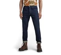 G-Star Para Hombre 3301 Slim Fit Jeans, Azul (worn in deep marine 51001-B767-C602), 33W / 34L