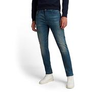 G-Star Para Hombre 3301 Slim style Jeans, Azul (medium aged 51001-9118-071), 27W / 30L