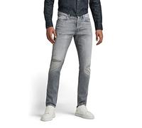 G-Star Para Hombre 3301 Slim style Jeans, Gris (sun faded glacier grey restored 51001-C293-D112), 29W / 32L