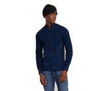 G-Star Para Hombre 3D Biker Zip Through Knitted Sweater, Multicolor (imperial blue/salute D25070-C259-G791), S