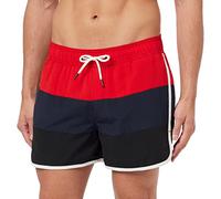 G-Star Para Hombre Bañador Carnic Color Block, Rojo (acid red D22964-A505-A911), XS