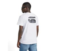 G-STAR Para Hombre Burger Back Print r t, Blanco (White D25700-336-110), XL
