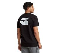 G-Star para Hombre Burger Back Print r t, Negro (dk Black D25700-336-6484), S