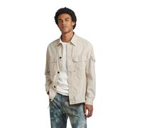 G-Star Para Hombre Camisa 2 Pocket Relaxed, Beige (whitebait D22967-D308-1603), S