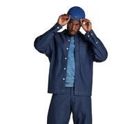 G-Star para Hombre Camisa Boxy Fit, Azul (Raw Denim D23007-D541-001), XXL