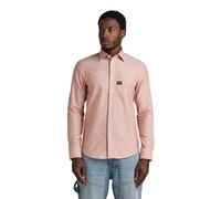 G-STAR Para Hombre Camisa Bristum 2.0 Slim, Multicolor (Burned Orange/White Oxford D23553-7665-D140), XS