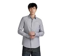 G-Star Para Hombre Camisa Bristum 2.0 Slim , Multicolor (correct grey/white oxford D23553-C895-C760), M