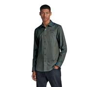G-Star Para Hombre Camisa Bristum 2.0 Slim , Multicolor (galaxy fisher/tobacco oxford D23553-C895-G099), S