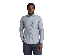 G-STAR Para Hombre Camisa Bristum 2.0 Slim, Multicolor (Nitro/White Oxford D23553-7665-D139), M