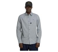 G-STAR Para Hombre Camisa Bristum 2.0 Slim, Multicolor (White/Bolt Grey Stripe D23553-D912-H039), XL