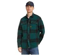 G-STAR Para Hombre Camisa CPO Regular, Multicolor (Bright Billet Green Luke Check D23583-D749-G718), S