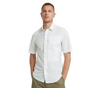 G-Star para Hombre Camisa G4A Slim, Blanco (White D24306-4481-110), M