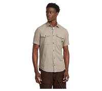 G-STAR Para Hombre Camisa Marine Slim, Beige (Vintage Khaki GD D19751-D454-G102), L