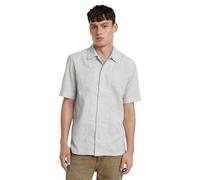 G-STAR Para Hombre Camisa Resort, Multicolor (Blue Spruce/Milk D24298-D532-G299), XS
