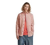G-Star Para Hombre Camisa Secret Utility Reg, Multicolor (burned orange/white oxford D21085-7665-D140), L