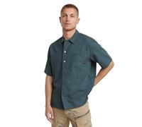 G-Star para Hombre Camisa Workwear Resort, Multicolor (Vintage Indigo Rainbow Stripe D24299-D533-G422), XL