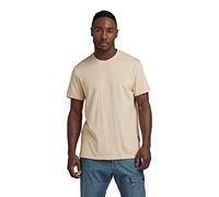 G-Star Para Hombre Camiseta Back Graphic RAW, Beige (postbag D23160-336-1868), L