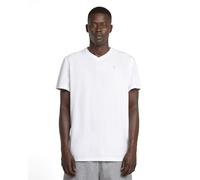 G-STAR Para Hombre Camiseta Base-S V-Neck, Blanco (White D16412-336-110), S