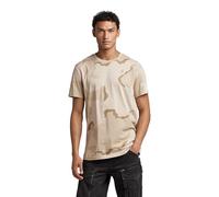 G-Star Para Hombre Camiseta Desert Camo, Multicolor (dk brick desert camo D22805-C721-D935), XS