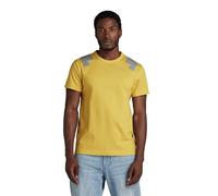 G-STAR Para Hombre Camiseta Flight Deck, Amarillo (dk Lemon D24433-C336-348), S