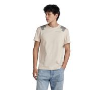 G-STAR Para Hombre Camiseta Flight Deck, Beige (Whitebait D24433-C336-1603), S