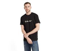 G-STAR Para Hombre Camiseta G-Script, Negro (dk Black D25150-C812-6484), S