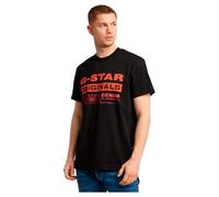 G-STAR Para Hombre Camiseta Gradient Originals, Negro (dk Black D25149-336-6484), XS