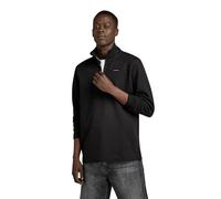 G-Star Para Hombre Camiseta Half Zip Tweeter, Negro (dk black D23909-D136-6484), XL