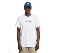 G-Star para Hombre Camiseta Old Skool Logo, Blanco (White D25967-C812-110), XS